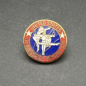 United States Gymnastics Federation Lapel Hat Pin
